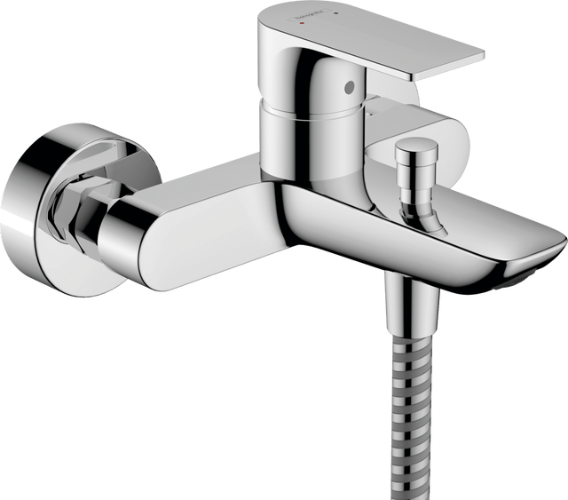 Hansgrohe Rebris E Single Lever Bath Mixer For Exposed Installation - Chrome - 72450000 - TAP 'N' SHOWER