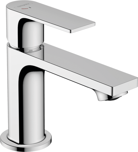 Hansgrohe Rebris E Single Lever Basin Mixer 80 Coolstart With Metal Pop - up Waste Set - Chrome - 72585000 - TAP 'N' SHOWER