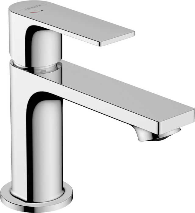 Hansgrohe Rebris E Single Lever Basin Mixer 80 Coolstart With Pop - up Waste Set - Chrome - 72553000 - TAP 'N' SHOWER