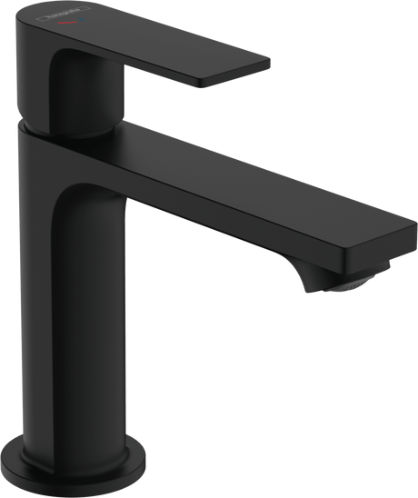 Hansgrohe Rebris E Single Lever Basin Mixer 110 Coolstart With Pop - up Waste Set - Matt Black - 72559670 - TAP 'N' SHOWER