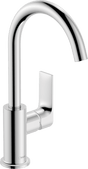 Hansgrohe Rebris E Single Lever Basin Mixer 210 With Swivel Spout And Pop - up Waste Set - Chrome - 72576000 - TAP 'N' SHOWER