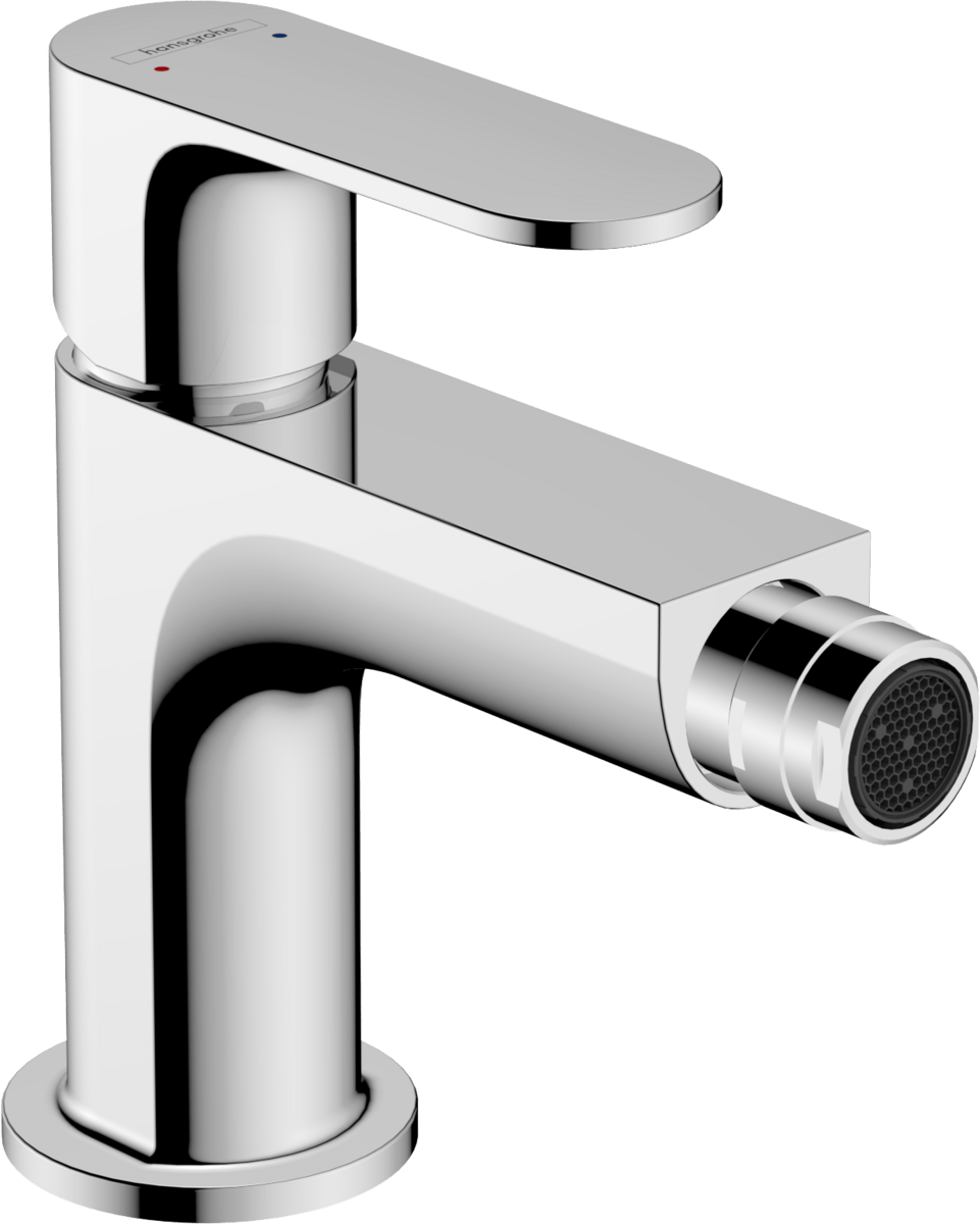 Hansgrohe Rebris S Single Lever Bidet Mixer With Metal Pop - up Waste Set - Chrome - 72212000 - TAP 'N' SHOWER