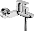 Hansgrohe Rebris S Single Lever Bath Mixer For Exposed Installation With 2 Flow Rates - Chrome - 72443000 - TAP 'N' SHOWER