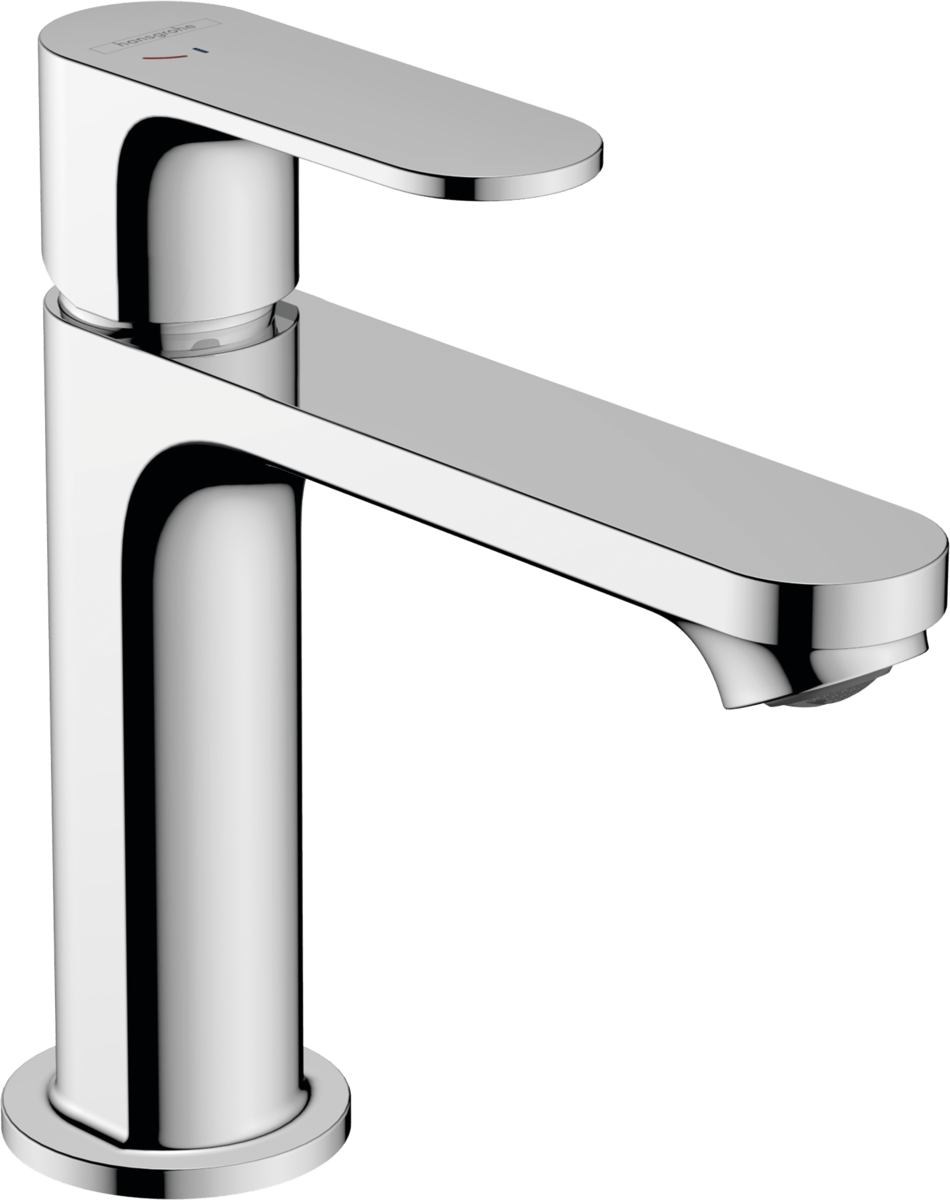 Hansgrohe Rebris S Single Lever Basin Mixer 110 Coolstart With Metal Pop - up Waste Set - Chrome - 72527000 - TAP 'N' SHOWER
