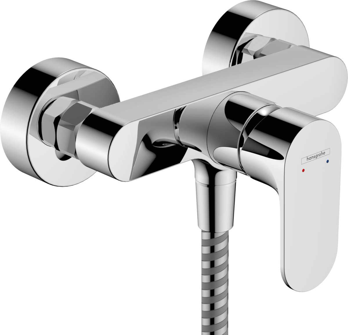 Hansgrohe Rebris S Single Lever Shower Mixer For Exposed Installation With 2 Flow Rates - Chrome - 72643000 - TAP 'N' SHOWER