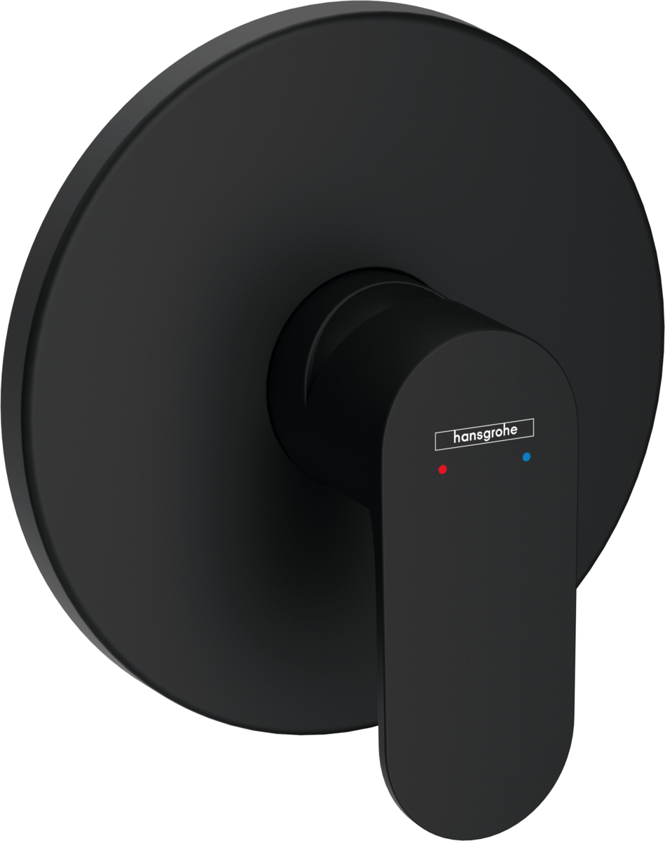Hansgrohe Rebris S Single Lever Shower Mixer For Concealed Installation For Ibox Universal - Matt Black - 72667670 - TAP 'N' SHOWER