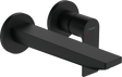 Hansgrohe Rebris E Single Lever Basin Mixer For Concealed Installation Wall - mounted With Spout - Matt Black - 72568670 - TAP 'N' SHOWER