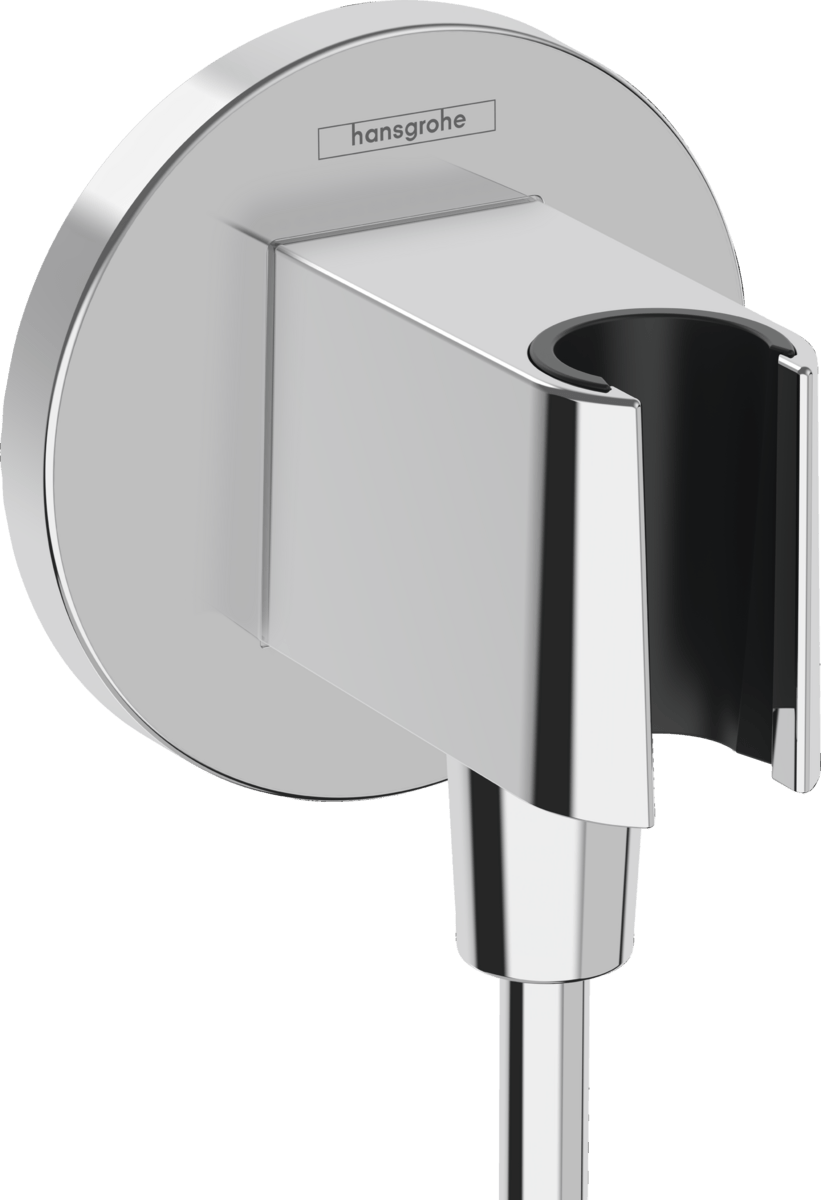 Hansgrohe FixFit S Wall Outlet With Shower Holder - Chrome - 26888000 - TAP 'N' SHOWER