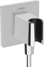 Hansgrohe FixFit E Wall Outlet With Shower Holder - Chrome - 26889000 - TAP 'N' SHOWER