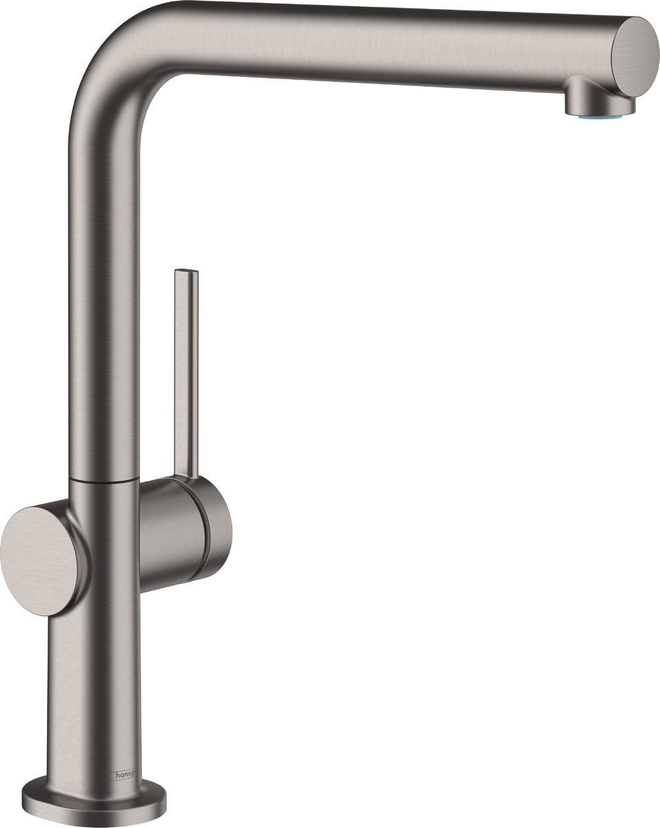Hansgrohe Talis M54 Single Lever Kitchen Mixer 270 Single Spray Mode - Brushed Black Chrome - 72840340 - TAP 'N' SHOWER