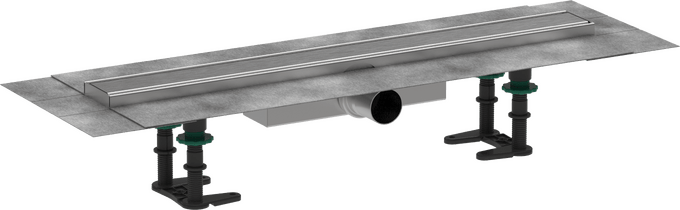 Hansgrohe RainDrain Compact Complete Set Shower Drain 600 Set For Flat Installation - 56162800 - TAP 'N' SHOWER