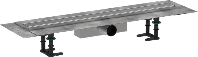 Hansgrohe RainDrain Compact Complete Set Shower Drain 700 For Standard Installation - Brushed Stainless Steel - 56176800 - TAP 'N' SHOWER