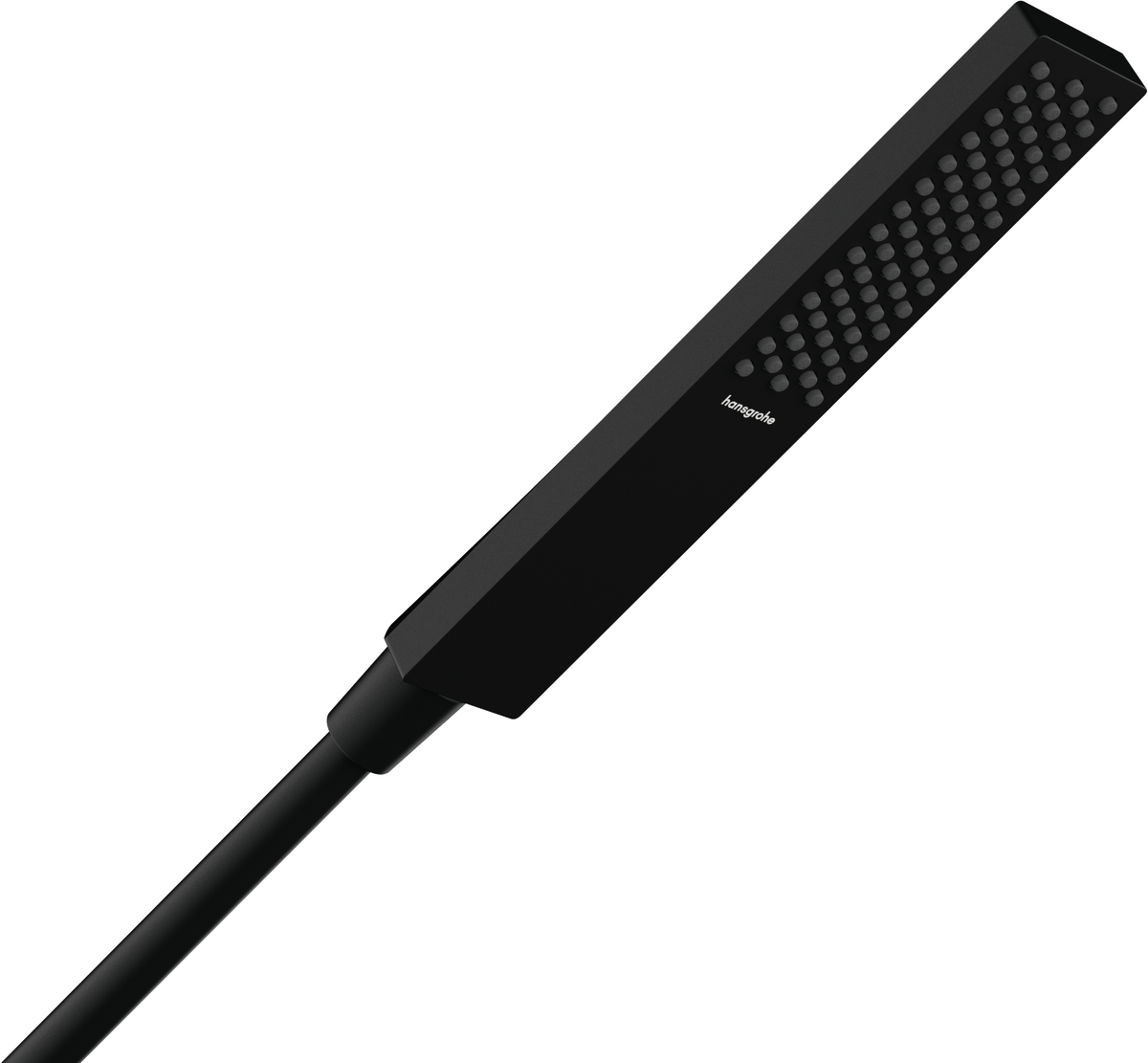 Hansgrohe Pulsify E Baton hand shower 100 1jet EcoSmart+ - Matt Black - 24321670 - TAP 'N' SHOWER