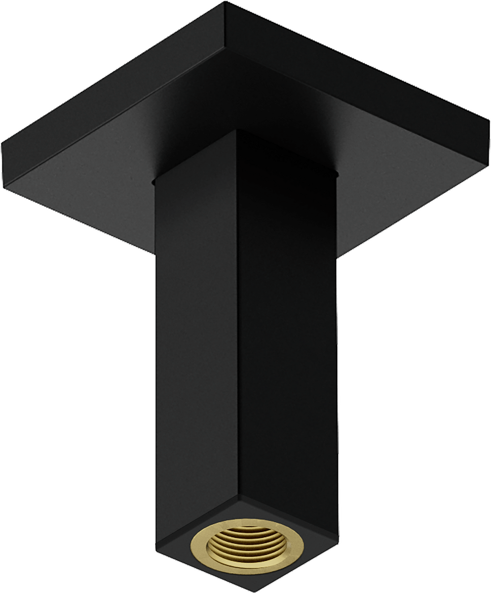 Hansgrohe Ceiling Connector Shower Arm E 10cm - Matt Black - 24338670 - TAP 'N' SHOWER