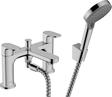 Hansgrohe Rebris S 2 - hole Rim Mounted Bath Mixer With Diverter Valve - Chrome - 72447000 - TAP 'N' SHOWER