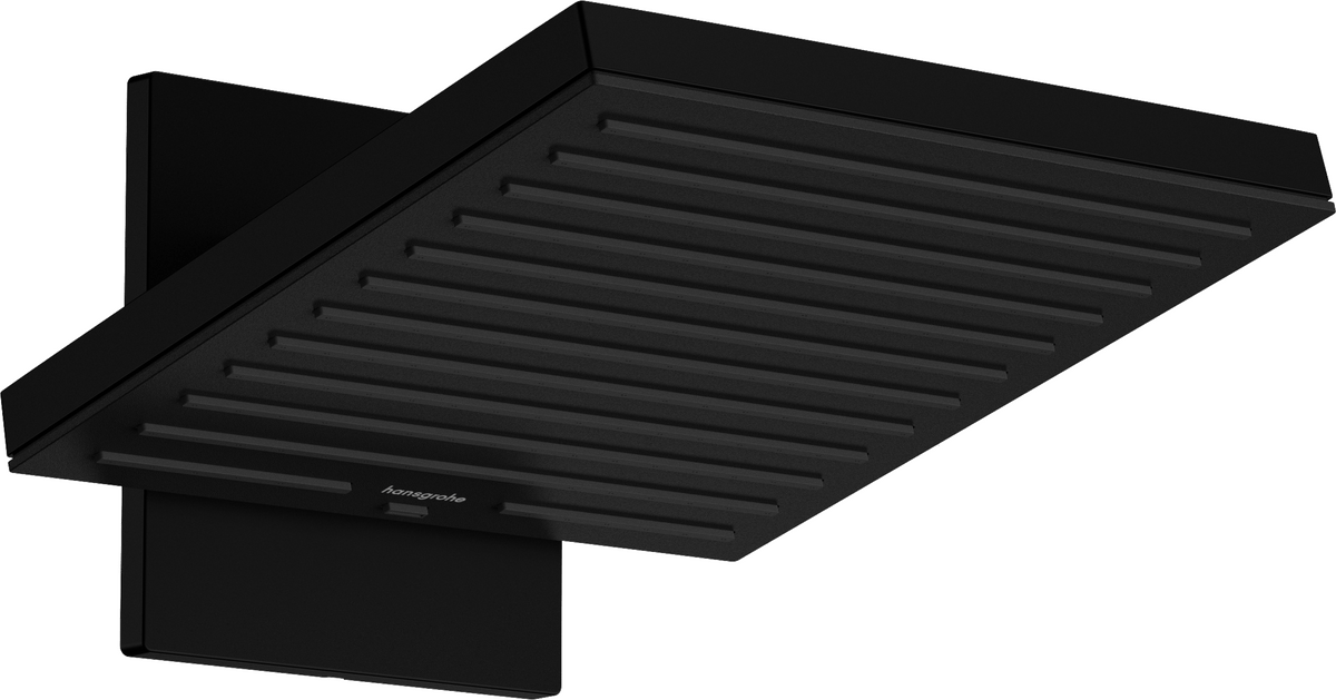 Hansgrohe Pulsify E Wall Connector Overhead Shower 260 2jet - Matt Black - 24350670 - TAP 'N' SHOWER