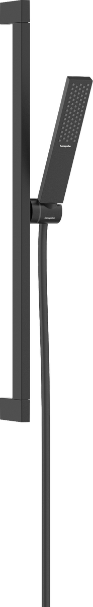 Hansgrohe Pulsify E Shower Set 100 1jet Ecosmart with Shower Bar 65 Cm - Matt Black - 24370670 - TAP 'N' SHOWER