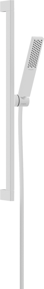 Hansgrohe Pulsify E Shower Set 100 1jet Ecosmart+ With Shower Bar 65 Cm - Matt White - 24371700 - TAP 'N' SHOWER