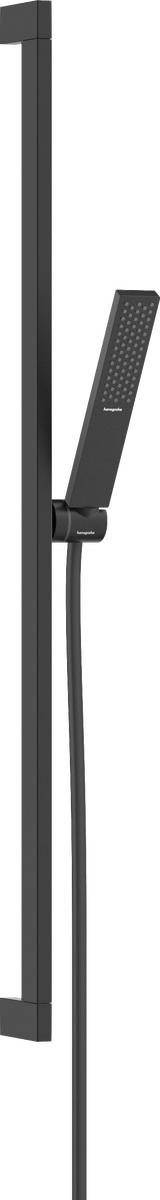 Hansgrohe Pulsify E Shower Set 100 1jet Ecosmart with Shower Bar 90 Cm - Matt Black - 24380670 - TAP 'N' SHOWER