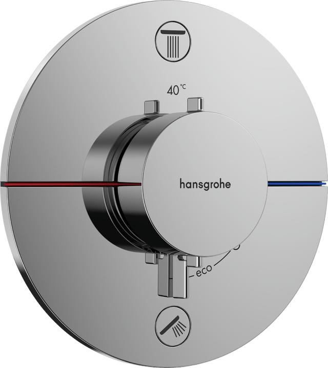 Hansgrohe Showerselect Comfort S Valve - Chrome - 15554000 - TAP 'N' SHOWER