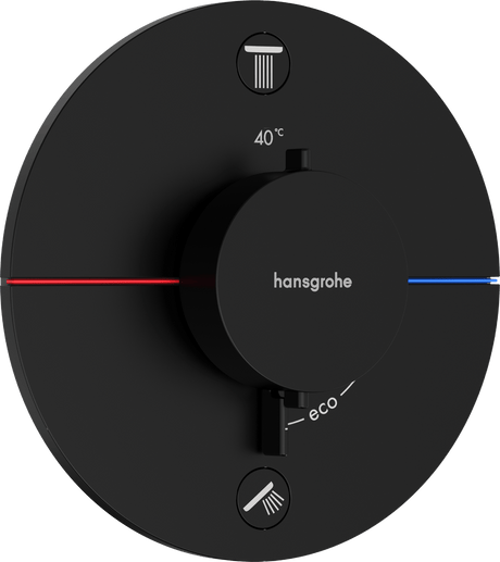 Hansgrohe Showerselect Comfort S Valve - Matt Black - 15554670 - TAP 'N' SHOWER