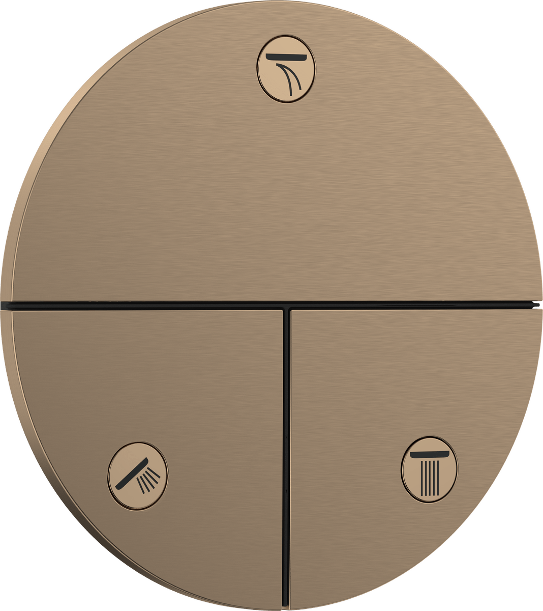 Hansgrohe Showerselect Comfort S Valve - Brushed Bronze - 15558140 - TAP 'N' SHOWER