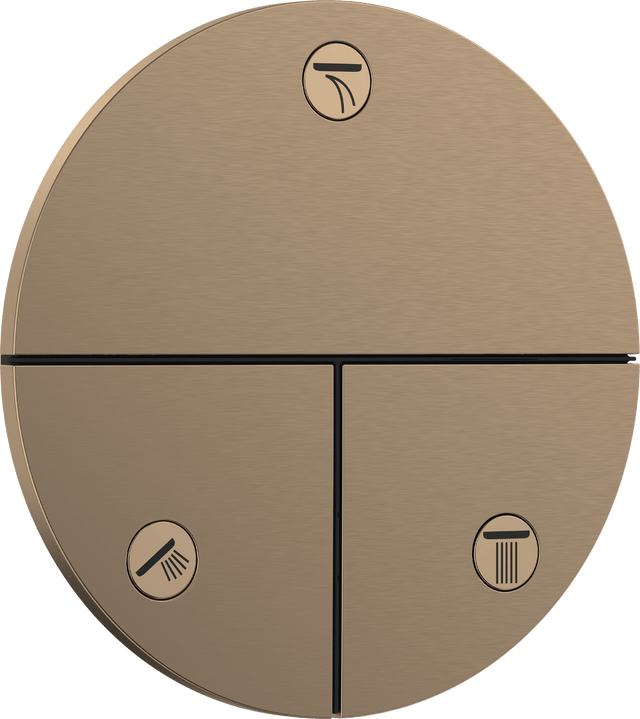 Hansgrohe Showerselect Comfort S Valve - Brushed Bronze - 15558140 - TAP 'N' SHOWER