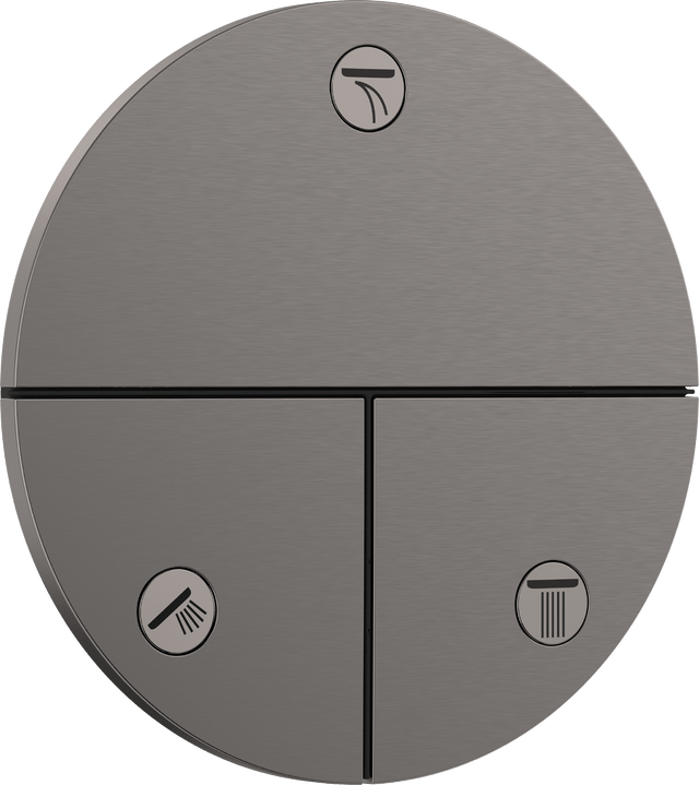 Hansgrohe Showerselect Comfort S Valve - Brushed Black Chrome - 15558340 - TAP 'N' SHOWER