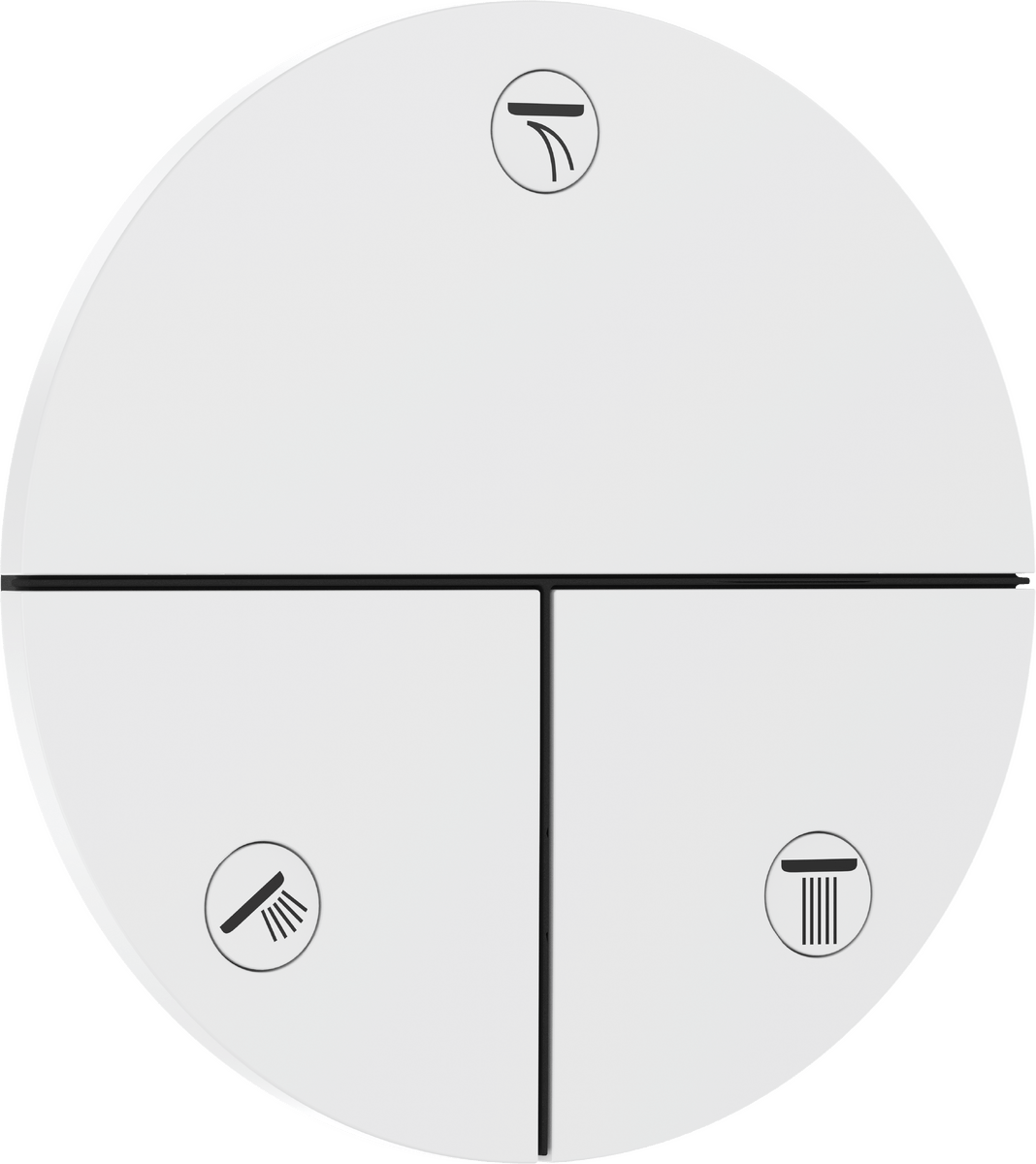 Hansgrohe Showerselect Comfort S Valve - Matt White - 15558700 - TAP 'N' SHOWER