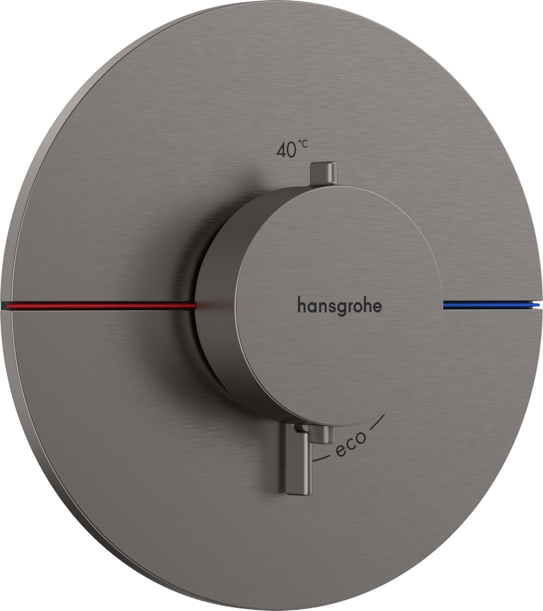 Hansgrohe ShowerSelect Comfort S Valve - Brushed Black Chrome - 15559340 - TAP 'N' SHOWER