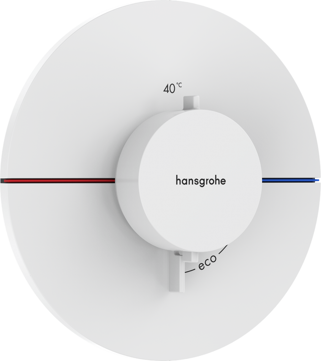 Hansgrohe ShowerSelect Comfort S Valve - Matt White - 15559700 - TAP 'N' SHOWER
