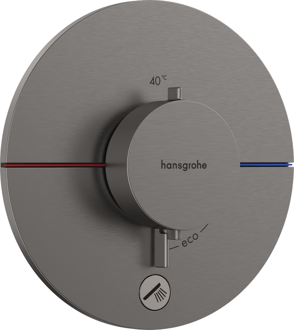 Hansgrohe Showerselect Comfort S Valve - Brushed Black Chrome - 15562340 - TAP 'N' SHOWER
