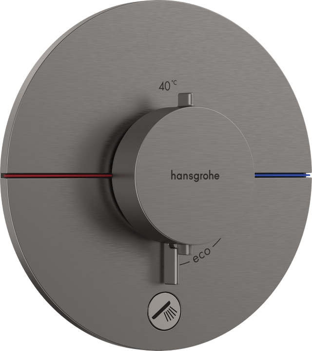 Hansgrohe Showerselect Comfort S Valve - Brushed Black Chrome - 15562340 - TAP 'N' SHOWER
