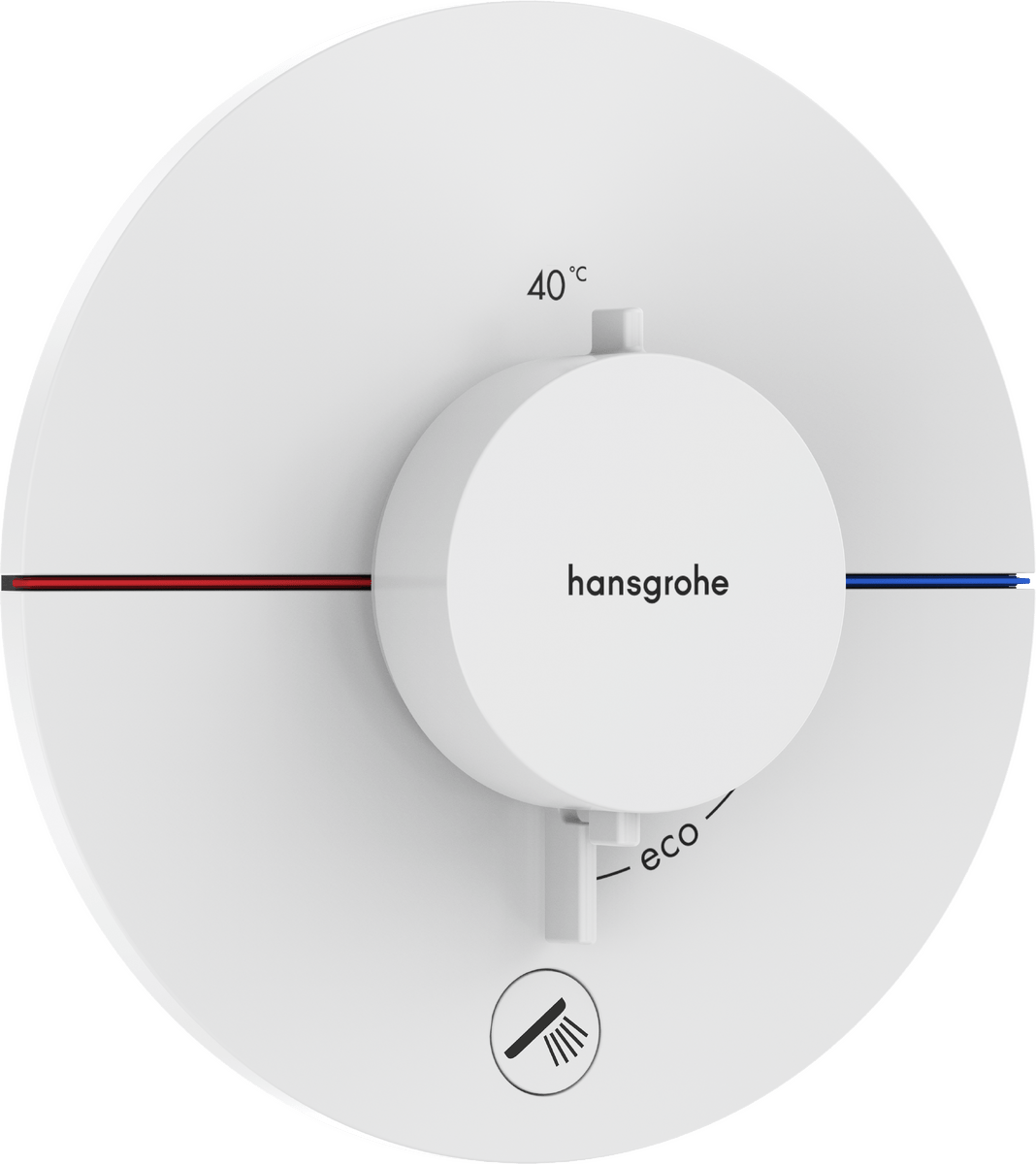 Hansgrohe Showerselect Comfort S Valve - Matt White - 15562700 - TAP 'N' SHOWER