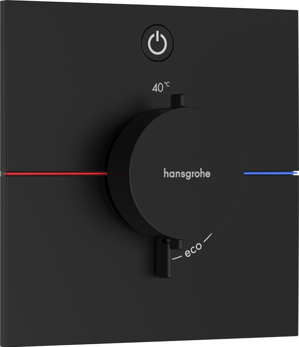 Hansgrohe Showerselect Comfort E Valve - Matt Black - 15571670 - TAP 'N' SHOWER