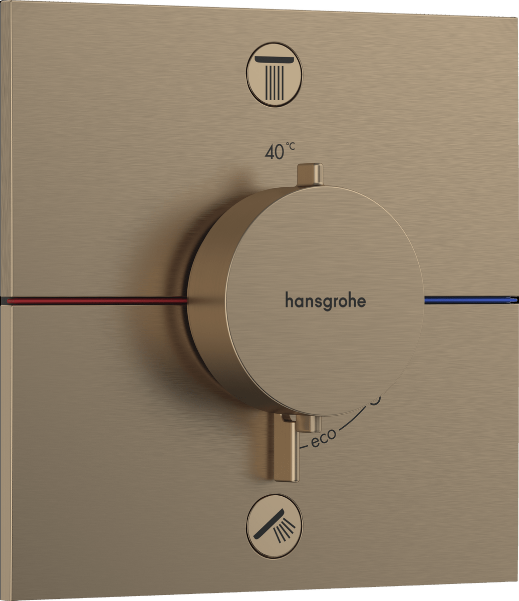 Hansgrohe Showerselect Comfort E Valve - Brushed Bronze - 15578140 - TAP 'N' SHOWER