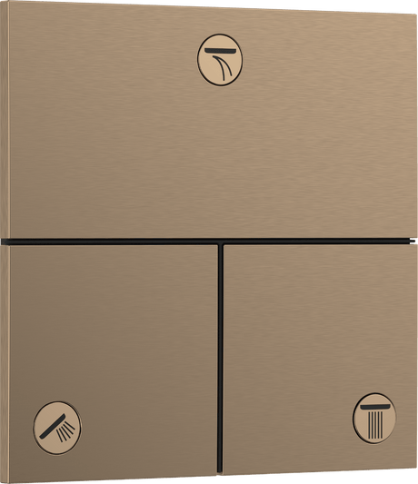 Hansgrohe Showerselect Comfort E Valve - Brushed Bronze - 15573140 - TAP 'N' SHOWER