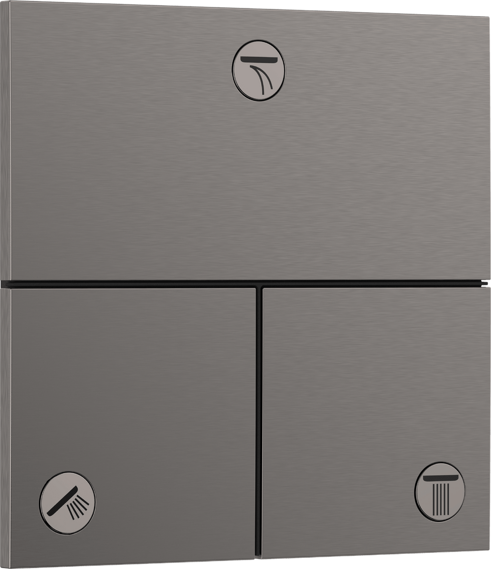 Hansgrohe Showerselect Comfort E Valve - Brushed Black Chrome - 15573340 - TAP 'N' SHOWER