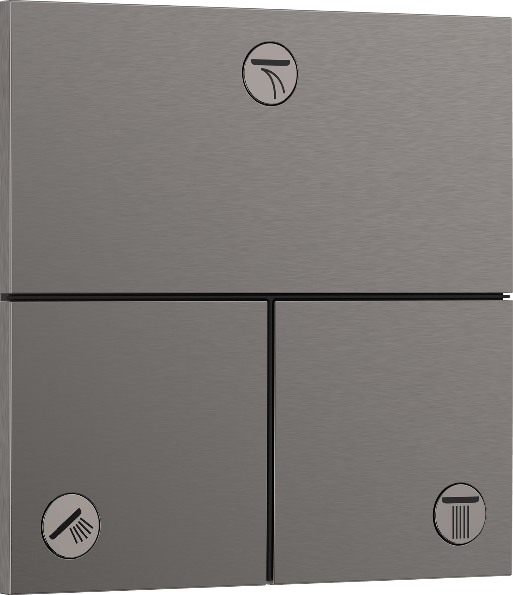 Hansgrohe Showerselect Comfort E Valve - Brushed Black Chrome - 15573340 - TAP 'N' SHOWER