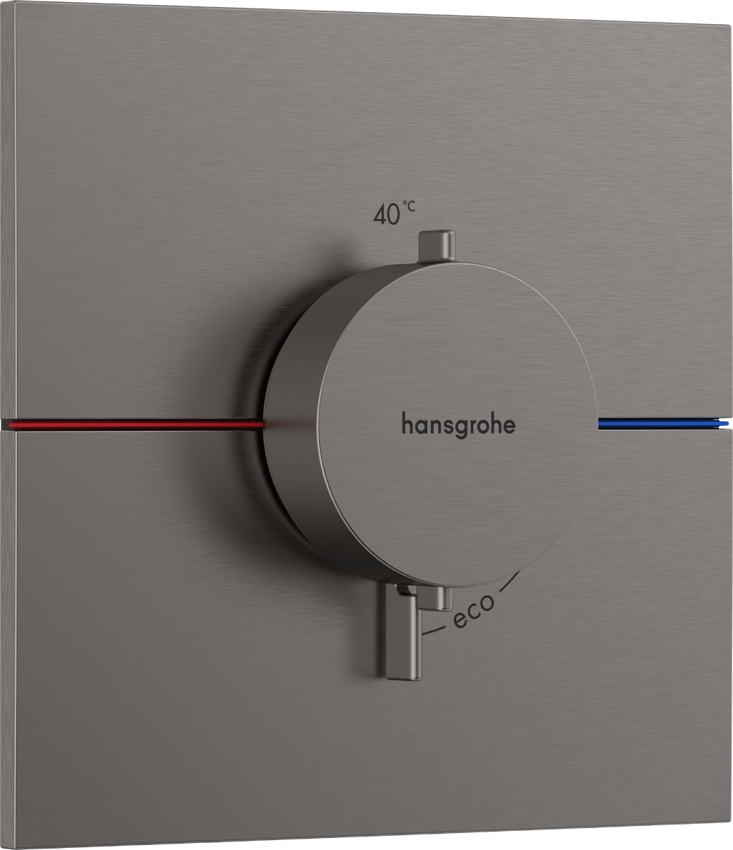 Hansgrohe Showerselect Comfort E Valve - Brushed Black Chrome - 15574340 - TAP 'N' SHOWER