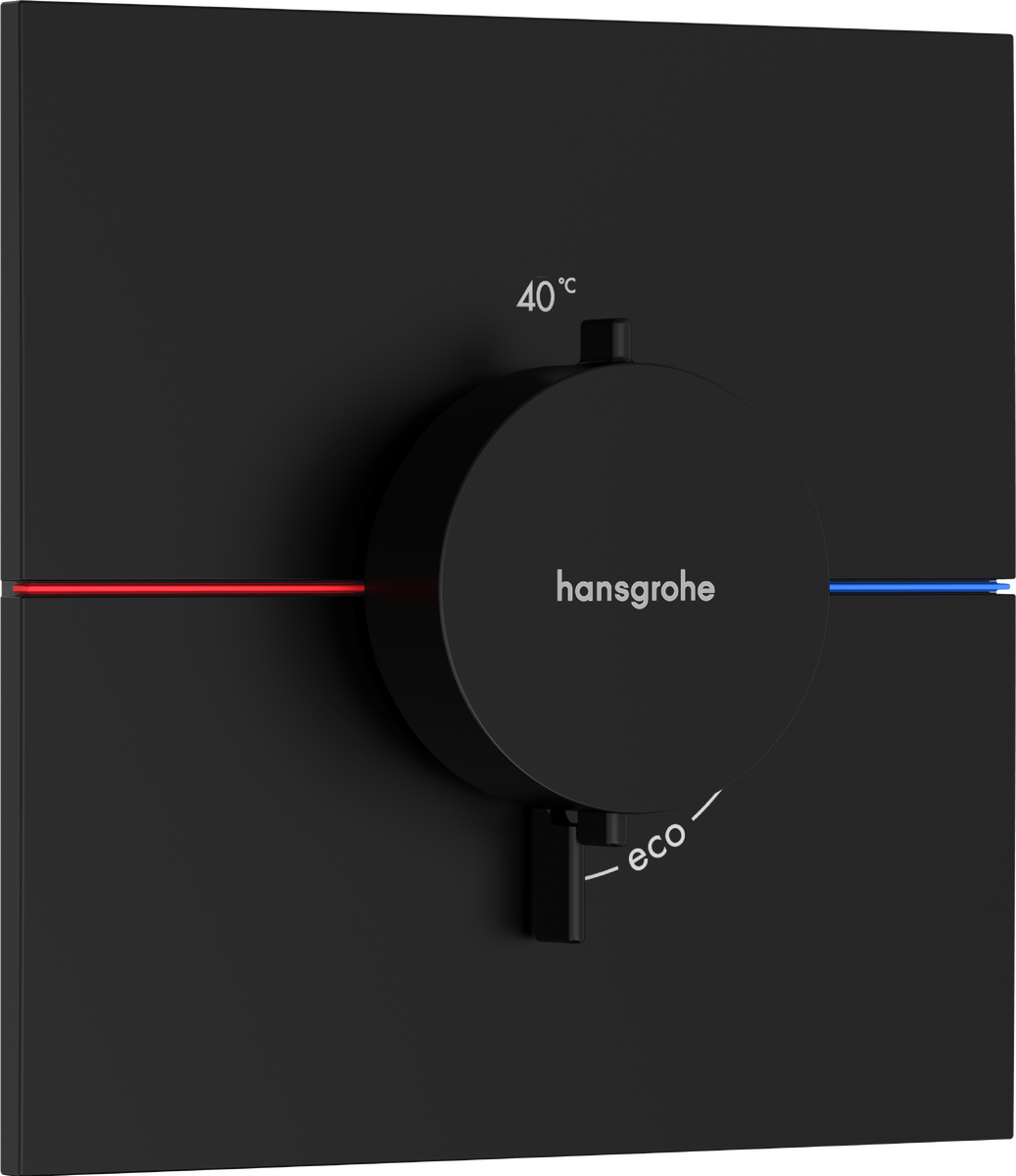 Hansgrohe Showerselect Comfort E Valve - Matt Black - 15574670 - TAP 'N' SHOWER