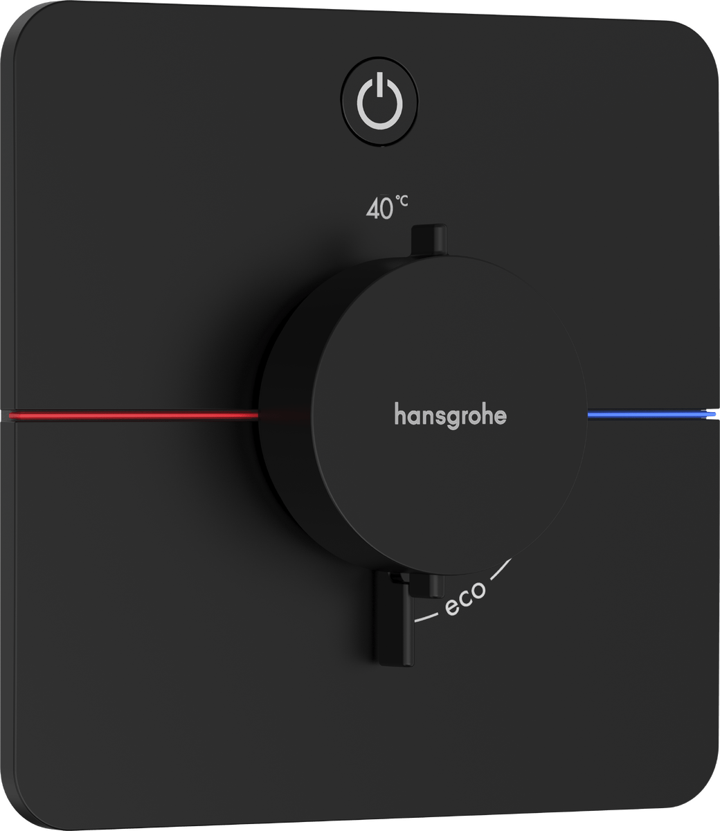 Hansgrohe Showerselect Comfort Q Valve - Matt Black - 15581670 - TAP 'N' SHOWER