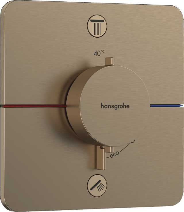 Hansgrohe ShowerSelect Comfort Q Valve - Brushed Bronze - 15583140 - TAP 'N' SHOWER