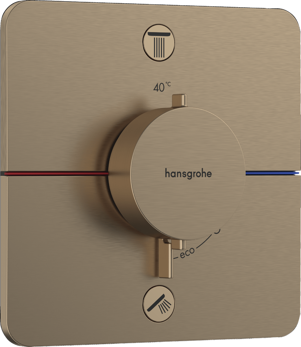 Hansgrohe Showerselect Comfort Q Valve - Brushed Bronze - 15586140 - TAP 'N' SHOWER