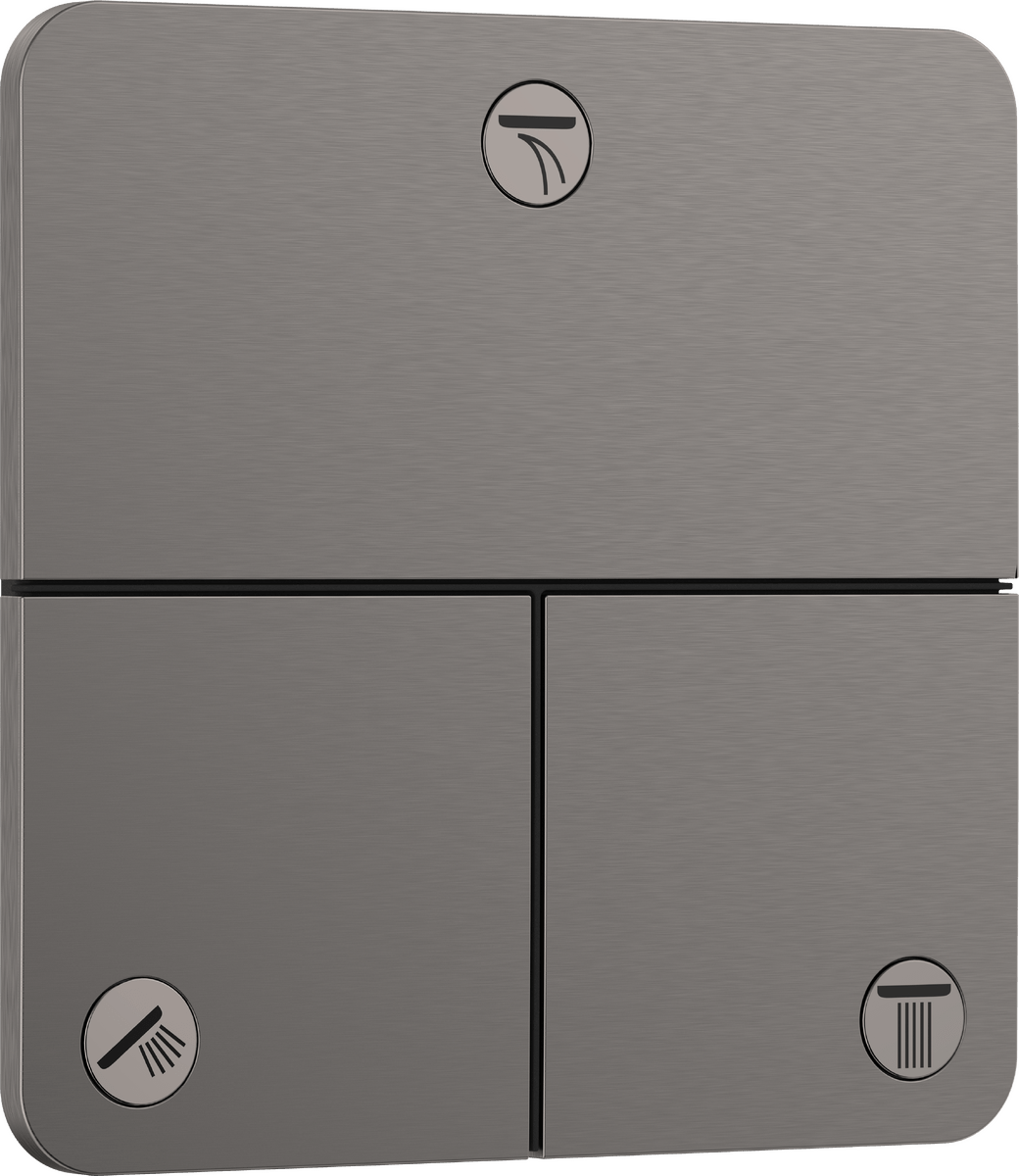 Hansgrohe Showerselect Comfort Q Valve - Brushed Black Chrome - 15587340 - TAP 'N' SHOWER