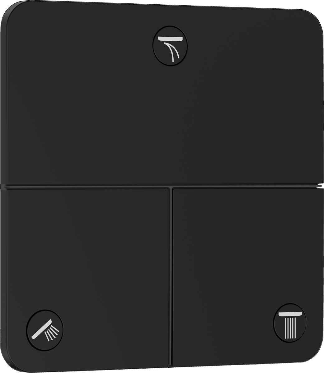 Hansgrohe Showerselect Comfort Q Valve - Matt Black - 15587670 - TAP 'N' SHOWER