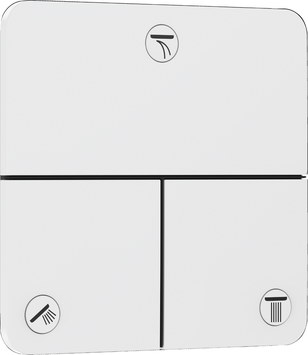 Hansgrohe Showerselect Comfort Q Valve - Matt White - 15587700 - TAP 'N' SHOWER