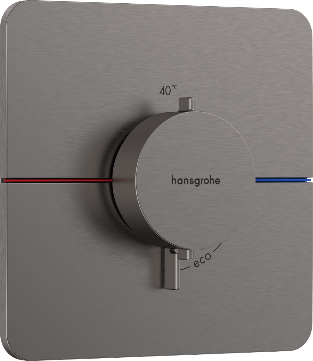 Hansgrohe ShowerSelect Comfort Q Valve - Brushed Black Chrome - 15588340 - TAP 'N' SHOWER