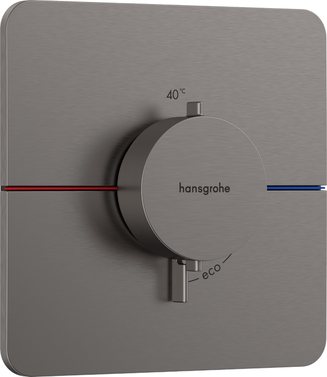 Hansgrohe ShowerSelect Comfort Q Valve - Brushed Black Chrome - 15588340 - TAP 'N' SHOWER