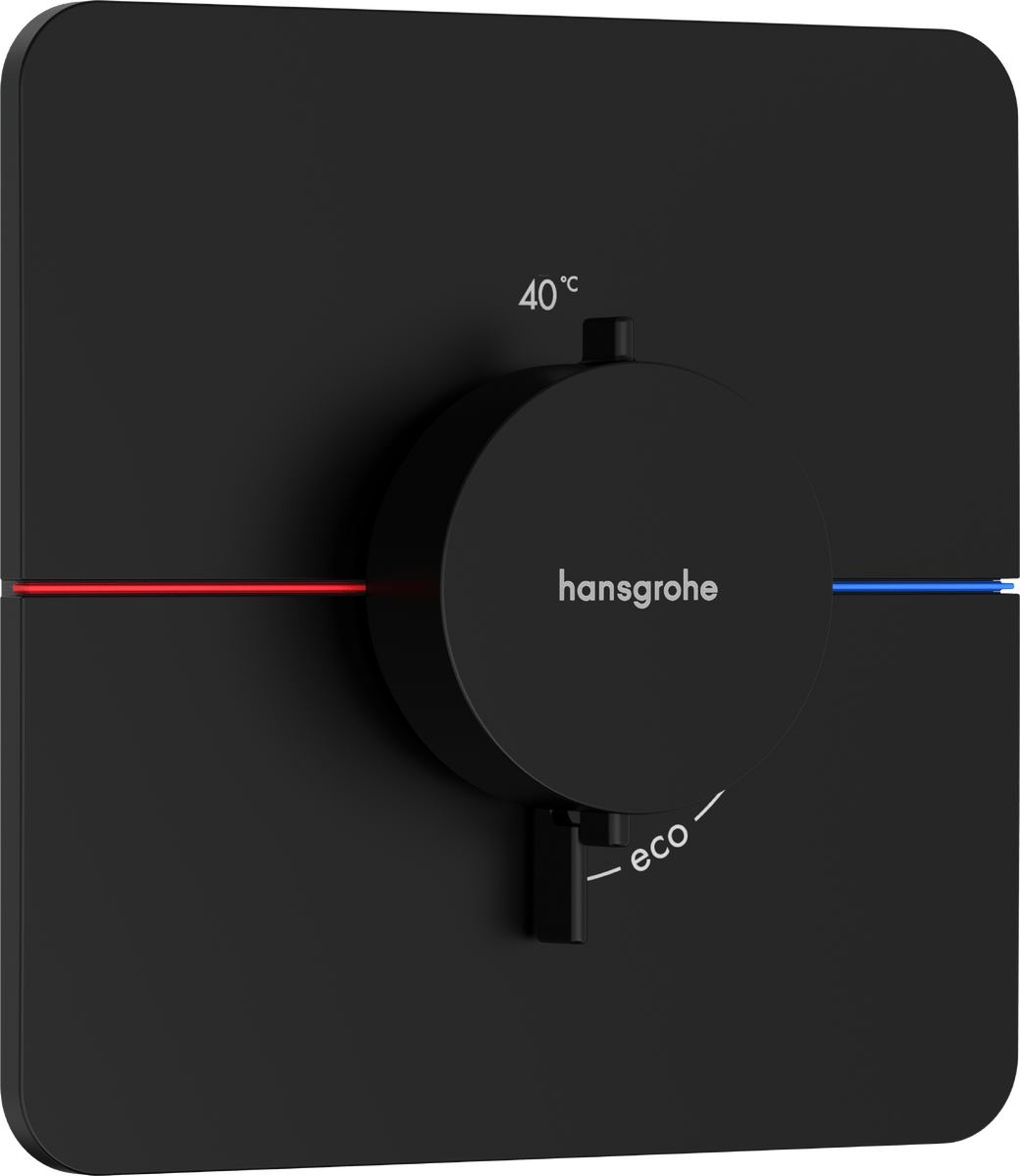 Hansgrohe ShowerSelect Comfort Q Valve - Matt Black - 15588670 - TAP 'N' SHOWER